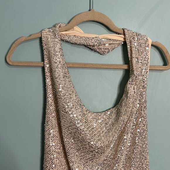 Lovers and Friends Lyon Halter Dress Sequin - Picture 5 of 10